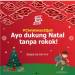 Kampanye Anti Rokok Saat Natal