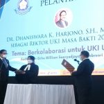 Dr. Dhaniswara K. Harjono, S.H., M.H., MBA Jabat Rektor UKI Masa Bakti 2022-2026