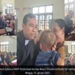 Ephorus Kembali Kunjungi Gereja Terdampak Gempa. Kali ini HKBP Pardomuan Horisan