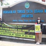 Aksi Demo Warga Dairi: Kuatkan Putusan PTUN Jakarta!